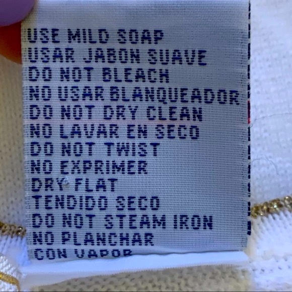 Gardy White Tank Top W/ Gold Embellishment | S - Picture 8 of 8